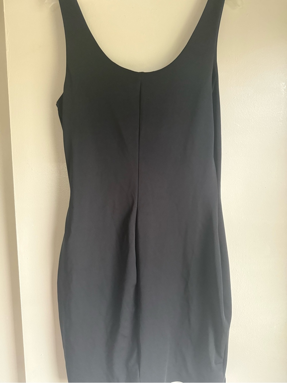 Express Black Mini Scoop Neck Dress